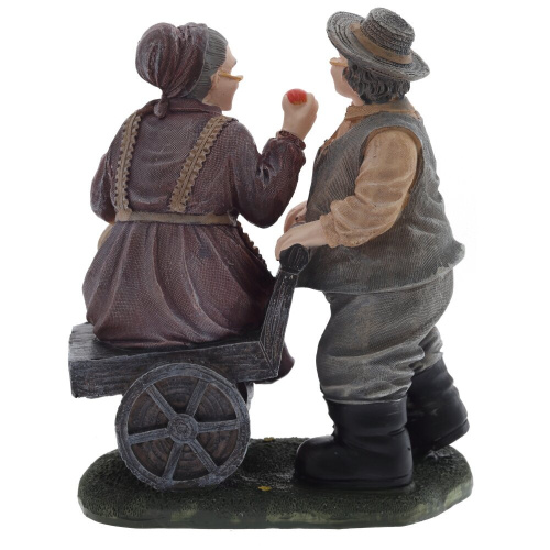 Фигурка декоративная "Бабушка с дедушкой", L16 W10 H19 см фото 4