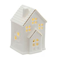 Фигурка декоративная "Домик" с подсветкой (2хLR44), L5 W5 H10 см