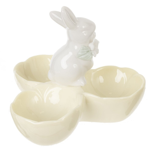 Подставка для 3-х яиц "Заяц", L11,5 W11,5 H10 см фото 5