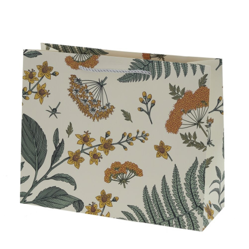 Пакет подарочный M (бумага 205г/м2, блок 12шт), L32 W11 H25,5 см