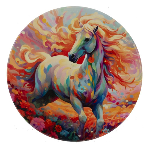 Декоративная подставка под горячее "Лошадь", D 10 см, L10 W10 H0,5 см, 4в. фото 5 Декоративная подставка под горячее "Лошадь", D 10 см, L10 W10 H0,5 см, 4в. фото 5