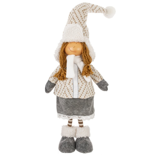 Игрушка набивная "Девочка", L12 W10 H49/29 см Игрушка набивная "Девочка", L12 W10 H49/29 см