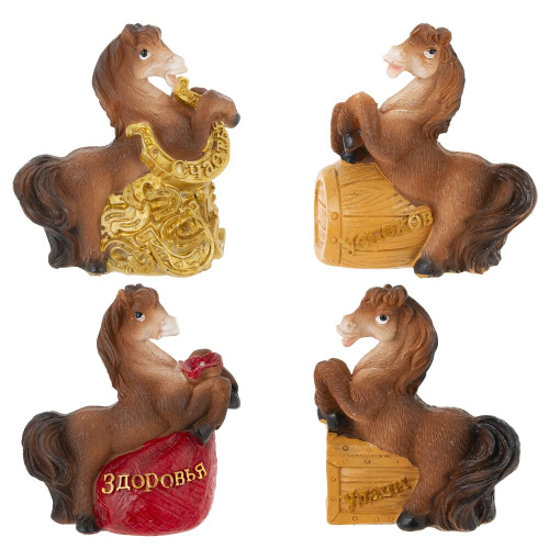 Копилка "Лошадь" (цена за 1 штуку), L8 W4,5 H9 см, 4в. Копилка "Лошадь" (цена за 1 штуку), L8 W4,5 H9 см, 4в.