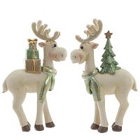 Фигурка декоративная "Олень",  L8,5 W4,5 H16 см, 2в.