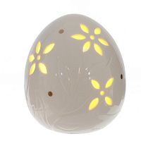 Фигурка декоративная "Яйцо" (подсветка, 3xLR44 н/п), L, L9 W9 H11 см