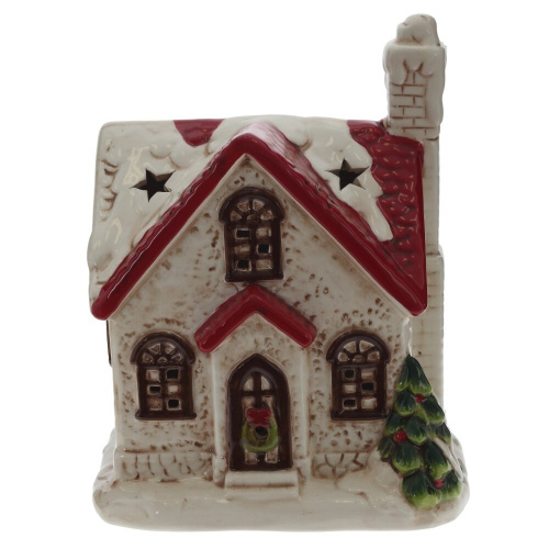Фигурка декоративная "Домик" с подсветкой (LR44x2), L15 W12,5 H19 см фото 2 Фигурка декоративная "Домик" с подсветкой (LR44x2), L15 W12,5 H19 см фото 2