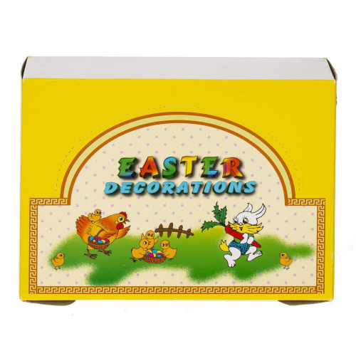 Набор из 12-ти фигурок декоративных "Цыпленок" (3,5*5,5*7), L18 W16 H7 см фото 6