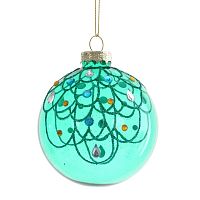 Украшение новогоднее "Шар", D 8 см, L8 W8 H10 см Украшение новогоднее "Шар", D 8 см, L8 W8 H10 см