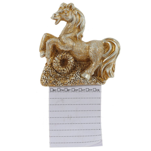 Магнит "Лошадка" с блокнотом, L7 W1,5 H12 см, 2в. фото 3 Магнит "Лошадка" с блокнотом, L7 W1,5 H12 см, 2в. фото 3