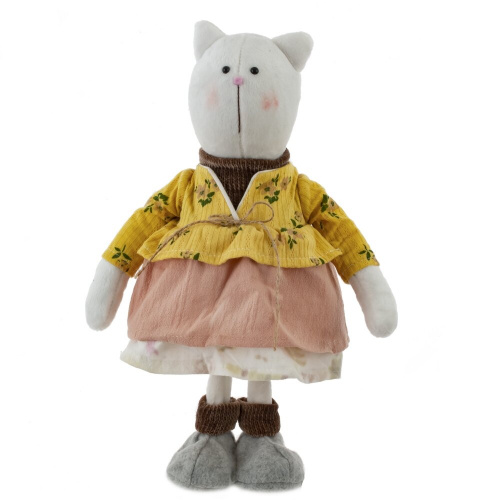 Игрушка набивная "Кот/Кошка", L16 W10 H33 см, 2в. фото 5 Игрушка набивная "Кот/Кошка", L16 W10 H33 см, 2в. фото 5