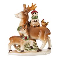 Фигурка декоративная "Олени", L18 W9 H21 см