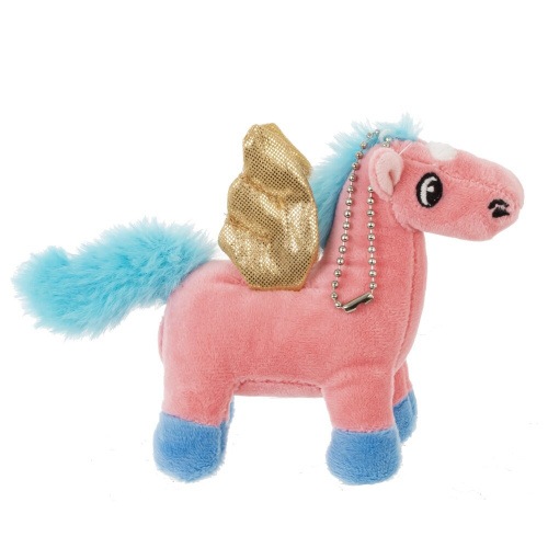 Игрушка набивная "Лошадка", с цепочкой, L14 W6 H10 см, 4в. фото 4 Игрушка набивная "Лошадка", с цепочкой, L14 W6 H10 см, 4в. фото 4