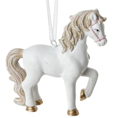 Фигурка декоративная подвесная "Лошадка", L7 W2 H8 см фото 3 Фигурка декоративная подвесная "Лошадка", L7 W2 H8 см фото 3