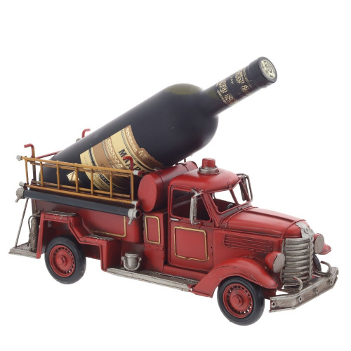 Подставка для бутылки "Пожарная машина", L35 W13,5 H15 см фото 2