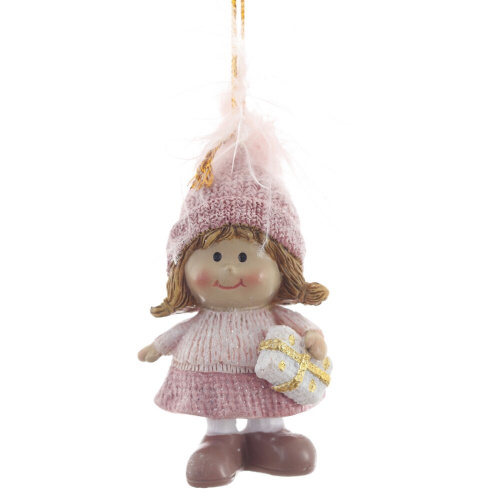 Фигурка декоративная подвесная "Дети", L4 W3 H7,5 см, 2в. фото 2 Фигурка декоративная подвесная "Дети", L4 W3 H7,5 см, 2в. фото 2