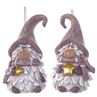 Фигурка декоративная подвесная "Гном",  L5,5 W5 H10 см, 2в.