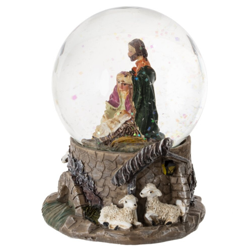 Фигурка декоративная "Рождество" в стекл шаре, L9 W8 H8,5 см, 2в. фото 7 Фигурка декоративная "Рождество" в стекл шаре, L9 W8 H8,5 см, 2в. фото 7