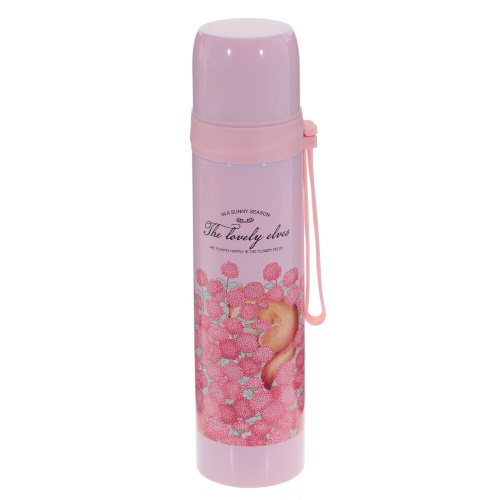 Термос, 600 мл, L7,5 W7 H27 см, (сохр.t до 7 часов), 3в. фото 3