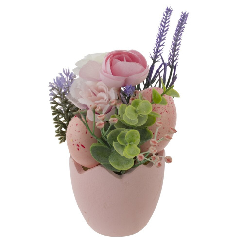 Цветочная композиция "Пасхальная", L10 W12 H18 см фото 4