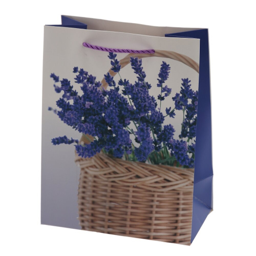 Пакет подарочный S (бумага 210г/м2, блок 12шт), L18 W10 H23 см, 4в. фото 4