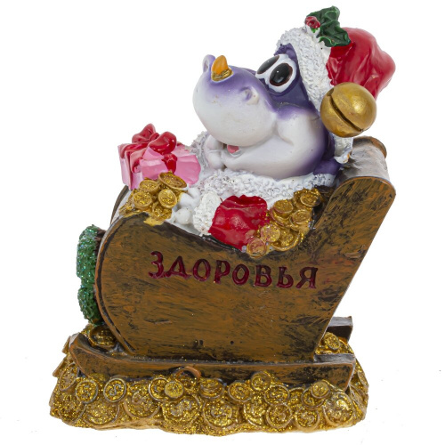 Фигурка декоративная "Дракон", L8 W9 H11 см, 4в. фото 3