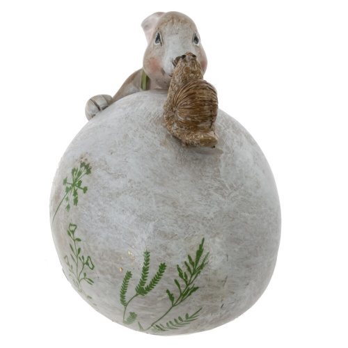 Фигурка декоративная "Заяц с яйцом", L8 W5 H6,5 см фото 2