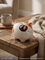 Копилка "Котик", L14 W10 H10 см