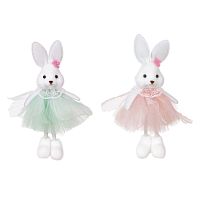 Набор из 2-х Фигурок декоративных"Зайка", L8 W4,5 H15 см