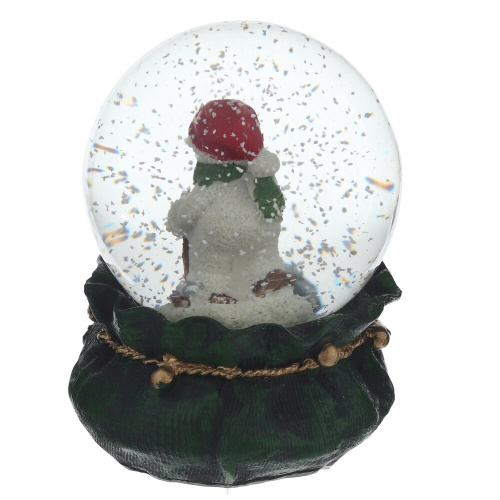 Фигурка декоративная "Снеговик" в стекл шаре, L6 W6 H8,5 см, 2в. фото 4 Фигурка декоративная "Снеговик" в стекл шаре, L6 W6 H8,5 см, 2в. фото 4