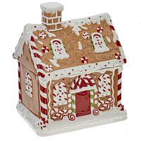 Конфетница "Пряничный домик", L18 W13 H22 см, 1500 мл