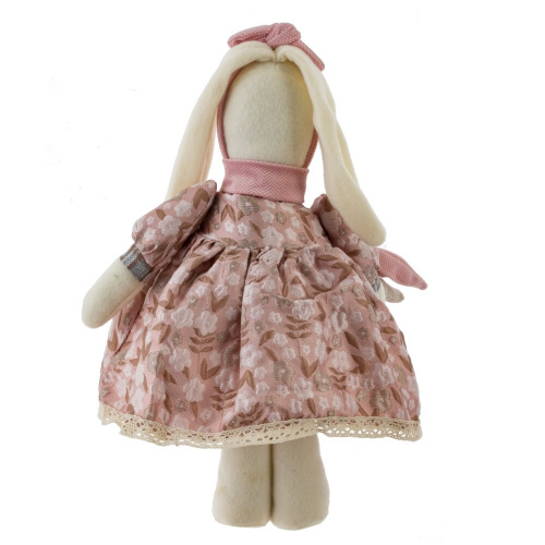 Игрушка набивная "Заяц/Зайка", L18 W10 H34 см, 2в. фото 7 Игрушка набивная "Заяц/Зайка", L18 W10 H34 см, 2в. фото 7