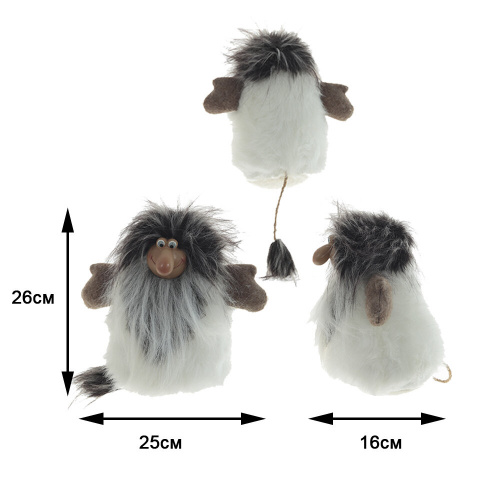 Игрушка набивная "Тролль", L25 W16 H26 см фото 5