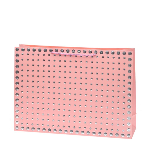 Пакет подарочный L (бумага 210г/м2, блок 12шт), L45 W12 H32 см, 6в. фото 6