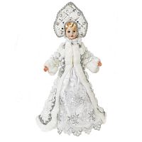 Снегурочка с емкостью для конфет, L22 W16 H53 см Снегурочка с емкостью для конфет, L22 W16 H53 см