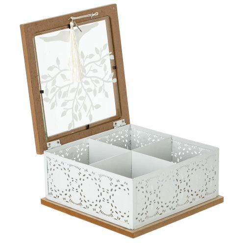 Шкатулка для чайных пакетиков, L18,5 W18,5 H9 см фото 2