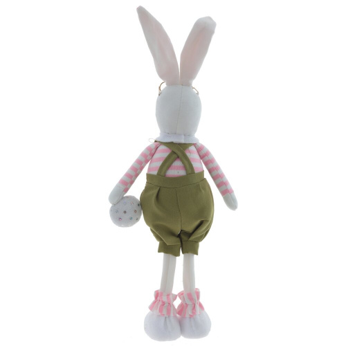 Игрушка набивная "Заяц/Зайка", L12 W7,5 H41/33 см, 2в. фото 9