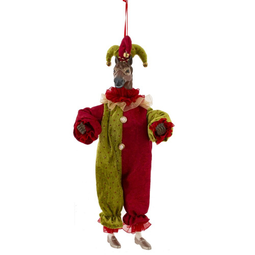 Игрушка набивная подвес "Лошадь-клоун", L16 W9 H36/24 см Игрушка набивная подвес "Лошадь-клоун", L16 W9 H36/24 см