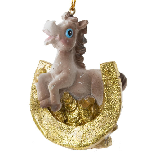 Фигурка декоративная подвесная "Лошадка", L5 W3 H7,5 см, 6в. фото 9 Фигурка декоративная подвесная "Лошадка", L5 W3 H7,5 см, 6в. фото 9
