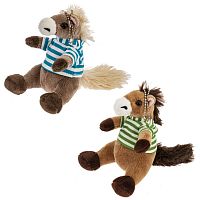 Игрушка набивная "Лошадка", с цепочкой, L11 W16 H12 см, 2в.