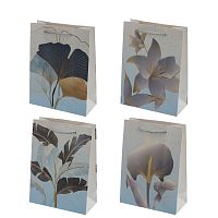 Пакет подарочный S (бумага 210г/м2, блок микс 12шт), L17,5 W8,5 H23,5 см, 4в.