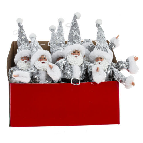 Дед Мороз в ассортименте, L10 W5 H18 см фото 4 Дед Мороз в ассортименте, L10 W5 H18 см фото 4