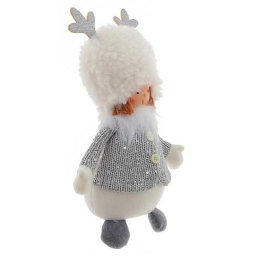 Игрушка набивная "Девочка", 2в, L17 W9 H29 см, 2в. фото 4