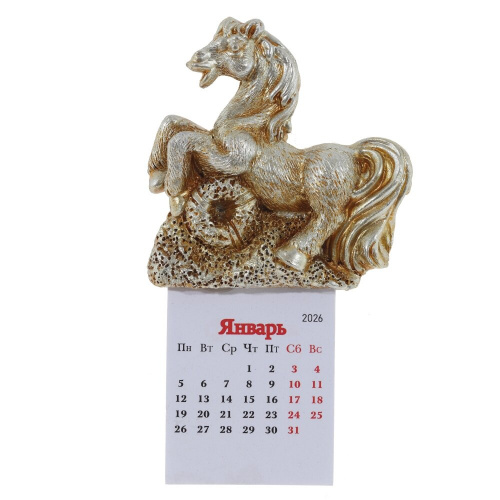 Магнит "Лошадка" с календарем, L6 W1,5 H11 см, 2в. фото 3 Магнит "Лошадка" с календарем, L6 W1,5 H11 см, 2в. фото 3