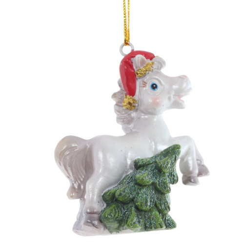 Фигурка декоративная подвесная "Лошадка", L5,5 W3 H7 см, 3в. фото 4 Фигурка декоративная подвесная "Лошадка", L5,5 W3 H7 см, 3в. фото 4