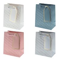 Пакет подарочный XS (бумага 210г/м2, блок 12шт), L12 W7 H15 см, 4в. Пакет подарочный XS (бумага 210г/м2, блок 12шт), L12 W7 H15 см, 4в.