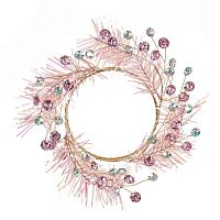 Декор для свечи, L18 W18 H2,5 см