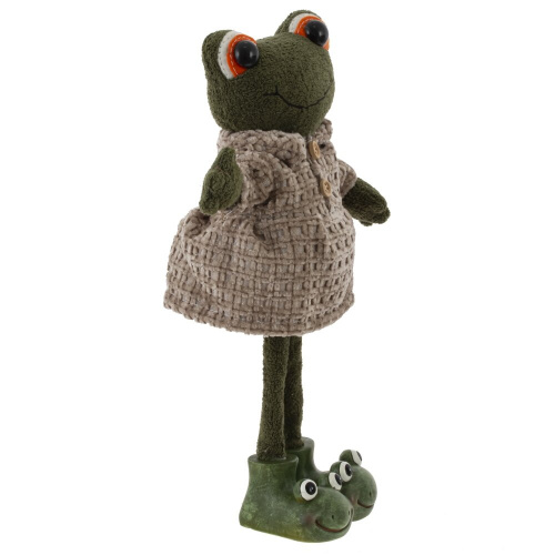 Игрушка набивная "Лягушка", L10 W7,5 H27 см, 2в. фото 9