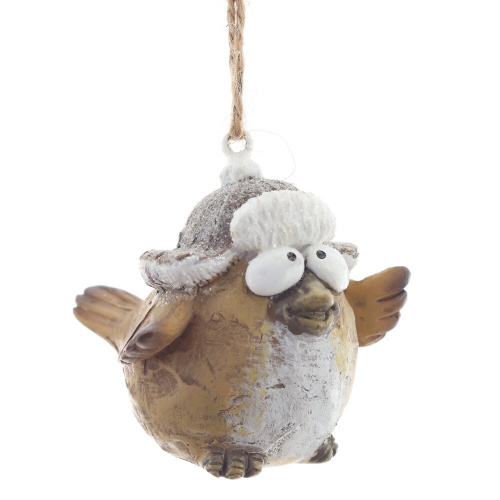 Фигурка декоративная подвесная "Птичка",   L5 W5,5 H5 см, 2в. фото 2