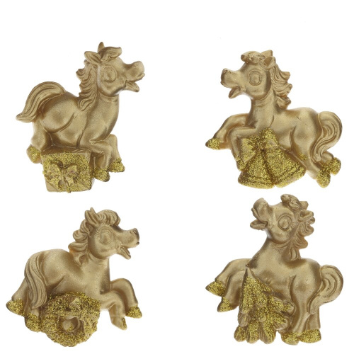 Магнит "Лошадка", L5 W1,5 H6 см, 4в. Магнит "Лошадка", L5 W1,5 H6 см, 4в.