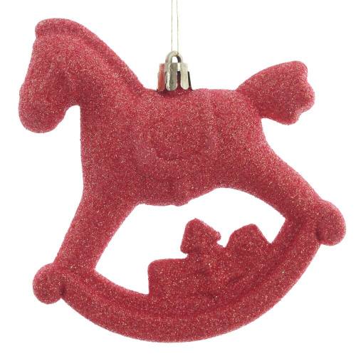 Набор из 2шт, Украшение новогоднее "Лошадка", L11 W5 H10 см фото 2 Набор из 2шт, Украшение новогоднее "Лошадка", L11 W5 H10 см фото 2